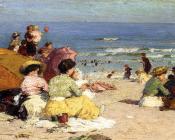 爱德华 亨利 波特哈斯特 : Beach Scene